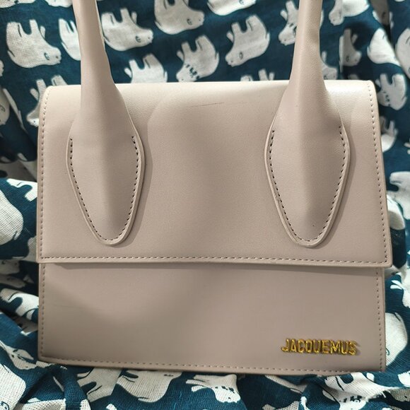Jacquemus Medium Chiquito Grey Top-Handle Bag - Picture 2 of 11